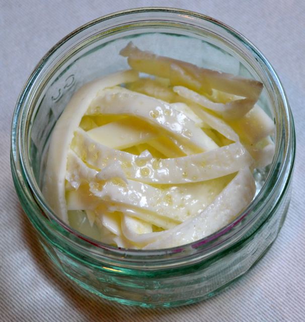 omelette blanche coupée