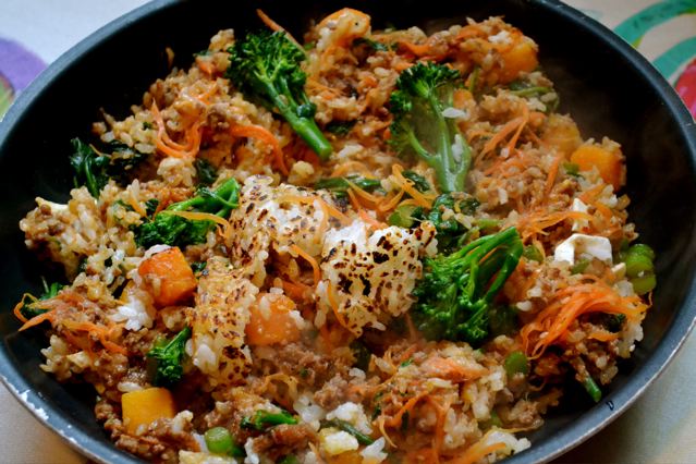 bibimbap mélangé